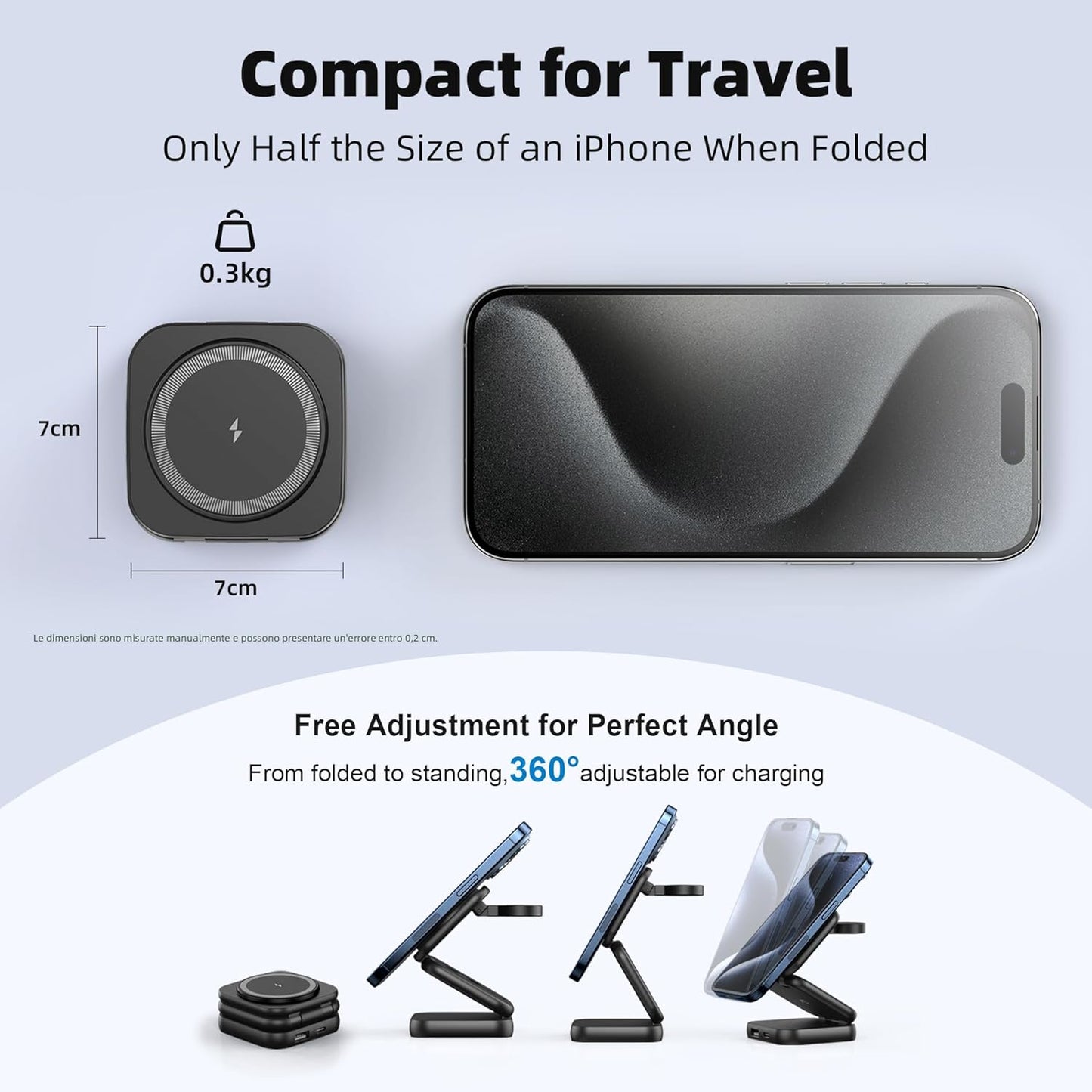 Trelsano™ Foldable 3-in-1 Wireless Charger