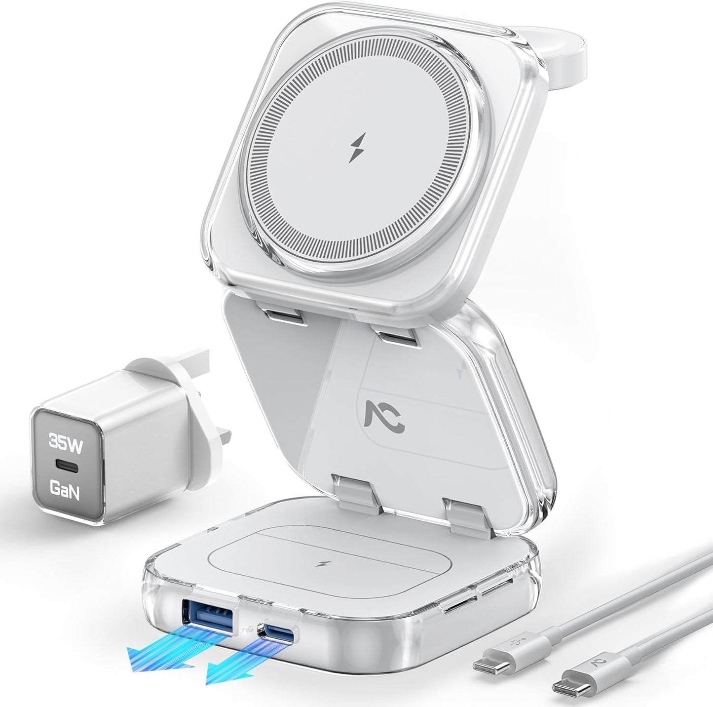 Trelsano™ Foldable 3-in-1 Wireless Charger